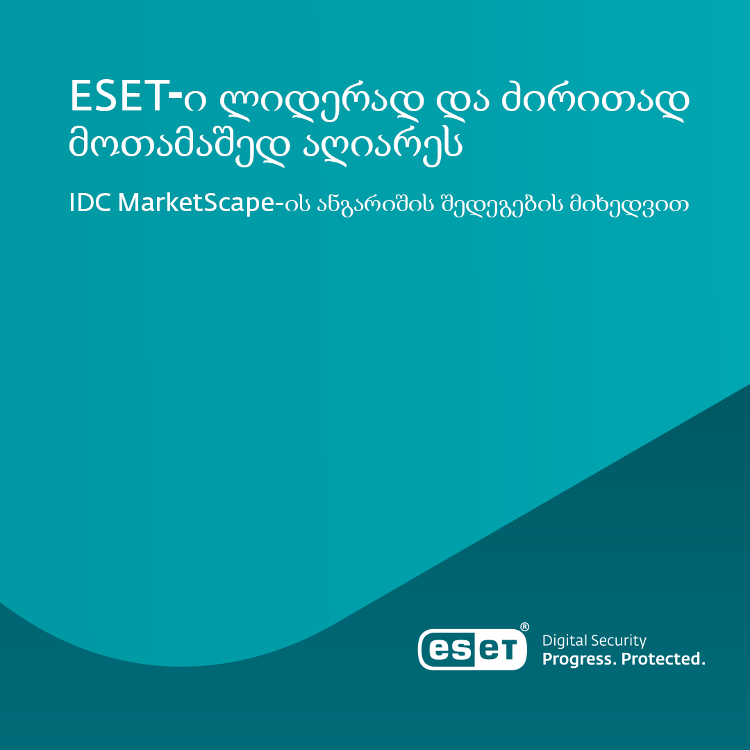 ESET-ის პროდუქციის გაფართოებული პორტფოლიო სამუშაო სადგურების დაცვისთვის არის ძირითადი უპირატესობა.