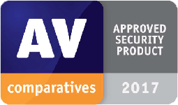 AV-Comparatives - Approved Security Product 2017 logo