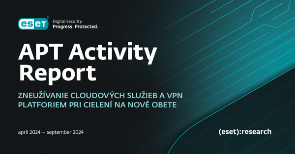 ESET APT Activity Report