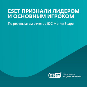 Расширенное портфолио продуктов ESET для защиты рабочих станций является основным преимуществом.